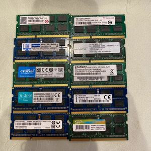 transcend他 DDR3L 1600 PC3L 12800S 8GBX10枚セット送料込