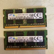 SAMSUNG DDR3L 1600 2Rx8 PC3L 12800S 8GBX2枚セット(16GB)_画像1