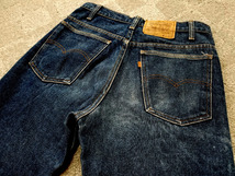 美品 濃い目 良い色落ち 80s～ USA製 levi's リーバイス 505 w30 ヒゲ落ち オレンジタブ アメリカ製 // ビンテージジーンズ 501xx_画像4