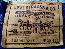 美品 濃い目 良い色落ち 80s～ USA製 levi's リーバイス 505 w30 ヒゲ落ち オレンジタブ アメリカ製 // ビンテージジーンズ 501xx_画像7