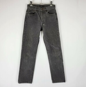 美品 80s ～90s USA製 levi's 501xx 先染めブラック バレンシア工場製 555 w27 80年代 90年代 アメリカ製 黒 ビンテージジーンズ