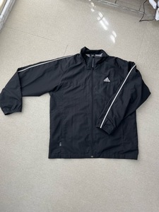 (I11271) アディダス /adidas 中古品　ジャンパー　羽織　ブラック　メンズ　サイズM
