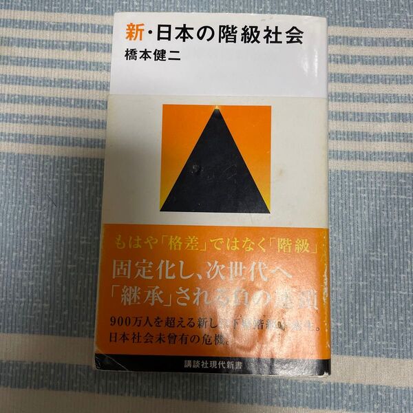 新・日本の階級社会 (講談社現代新書 2461) 橋本健二/著