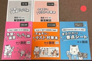 中3 国語 メイトホームスタディ 家庭教師 あすなろ 教材