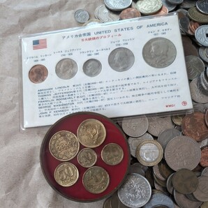 8n8外国銭 古銭 硬貨 外貨 貨幣 外国 コイン まとめ 大量 アメリカ イギリス等 約8kgの画像2