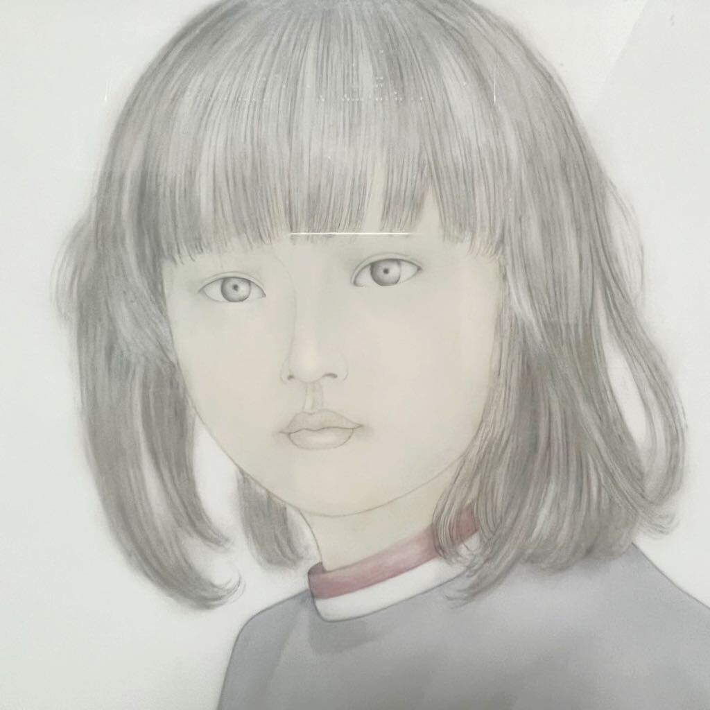 ☆ 西洋画家 栗原清子, 油画《女孩3号》, 保证真实性, 绘画, 油画, 肖像