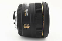 【美品】 SIGMA シグマ 50mm F1.4 EX DG HSM Nikon 用 単焦点標準レンズ 【動作確認済み】 #5476_画像7