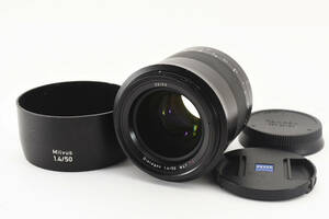 【光学美品】 Carl Zeiss カールツァイス Milvus ミルバス 50mm F1.4 ZE Canon キヤノンEF用 レンズ 【動作確認済み】 #5471