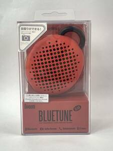 ☆3304 Divoom Bluetune Bean Bluetooth ポータブルスピーカー レッド