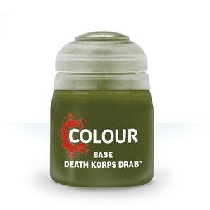 送料無料 シタデルカラー Base: Death Korps Drab ベース デス コープス ドラブ 緑 茶