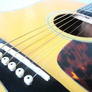 MORRIS モーリス アコースティックギター M-01NAT アコギ ギター 音出し確認OK カバー付 現状品 (5246)の画像4