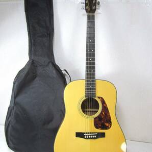 MORRIS モーリス アコースティックギター M-01NAT アコギ ギター 音出し確認OK カバー付 現状品 (5246)の画像1