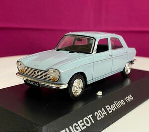 【PEUGEOT Collection】プジョーPEUGEOT 204 BERLINE 1965 1/43