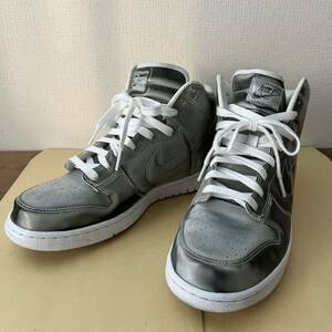 【送料無料】CLOT × Nike Dunk High Silver/Flux 27cm