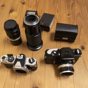 フィルムカメラ 一眼レフ ジャンク品 Nikon PENTAX ROKKOR CONTAX等 1円スタート