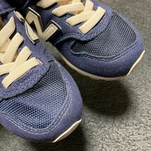 【未使用】new balance 996 ニューバランス スニーカー ネイビー キッズ サイズ17_画像5