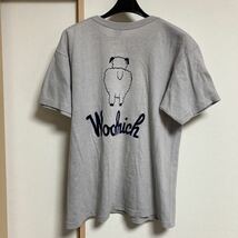 【希少】80s Champion チャンピオン WOOLRICH ウールリッチ 両面プリント ビンテージTシャツ グレー Lサイズ USA製 古着 ヴィンテージ_画像2