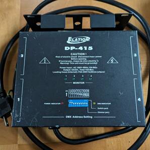 ELATION DP-415 4台セット 合計16CH DMX調光器 4chディマーパック 舞台照明 ハロゲン 1ch500w パーライト36~64 合計1500wまでの画像9