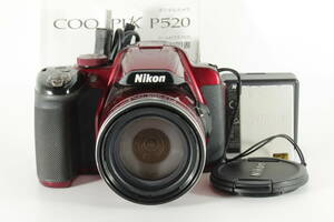 ★並品★ NIKON ニコン COOLPIX P520 レッド#12659