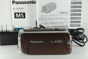 ★極上美品★ Panasonic パナソニック HC-W590MS ブラウン 元箱付き ★動作OK★#12681