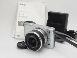 ★実用美品★ NIKON ニコン 1 J1 + 1 NIKKOR 10-30mm F3.5-5.6 VR ★動作OK★＠3170