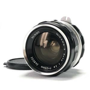 Nikon NIKKOR-S Auto 35mm F2.8 ニコン 現状販売品 ヱTO4e