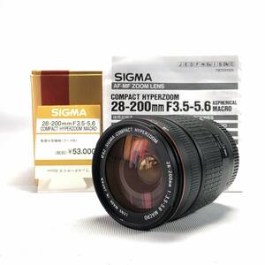 SIGMA COMPACT HYPERZOOM 28-200mm F3.5-5.6 MACRO シグマ ミノルタ Aマウント 並品 24C ヱOA4h