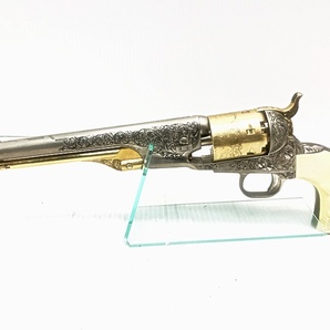 福岡)フランクリンミント GENERAL CUSTER'S REVOLVER ジェネラル カスター リボルバー展示額付き 金属モデルガン 良品の画像5