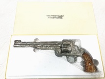 福岡)フランクリンミント THE WYATT EARP 44 REVOLVER ワイアットアープ リボルバー 展示額付き 良品_画像10