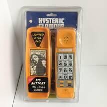 未使用 電話機 PH-3000 Hysteric Glamour ヒステリックグラマー TRIM PHONE 受話器 レア 希少 ノベルティ イエロー プッシュホン _画像1