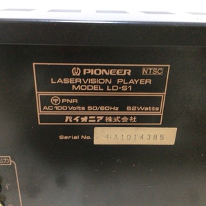 中古品 レーザーディスクプレーヤー ld-s1 pioneer PIONEER LDプレーヤー レーザーディスク 音響機器 オーディオ LaserDisc Deckの画像10