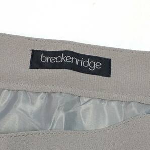 64-91 breckenridge ブレッケンリッジ ボトム プリーツロングスカート ライトグレー リユース ultralsk bm0523の画像3