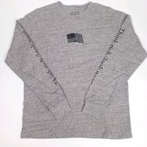 M SIGNIFICANT Tシャツ グレー 丸首 長袖 リユース ultramto ts1944_画像1