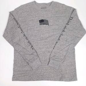 M SIGNIFICANT Tシャツ グレー 丸首 長袖 リユース ultramto ts1944