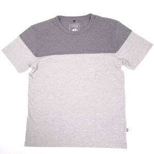 L HK WORKS LONDON Ｔシャツ グレー Uネック ポケット 半袖 リユース ultramto ts1959