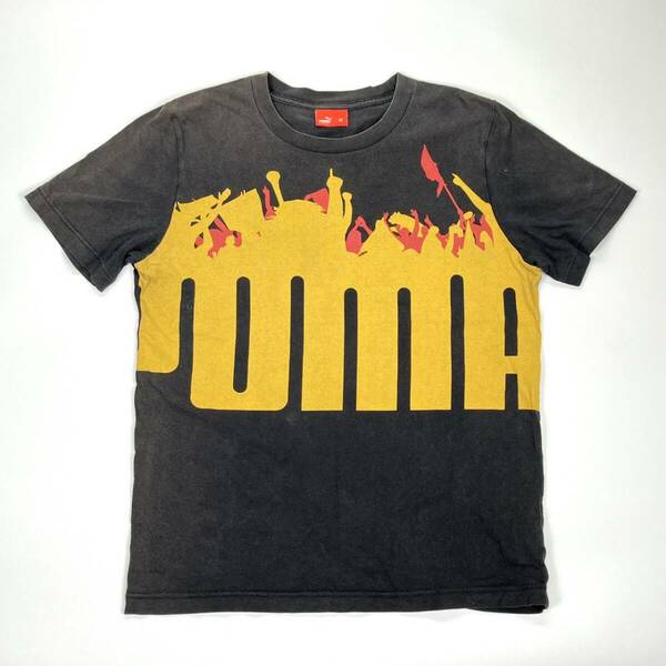 M PUMA Tシャツ ブラック 半袖 リユース ultramto ts1967