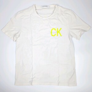 L カルバンクライン Calvin Klein Jeans Tシャツ ホワイト 半袖 リユース ultramto ts1974