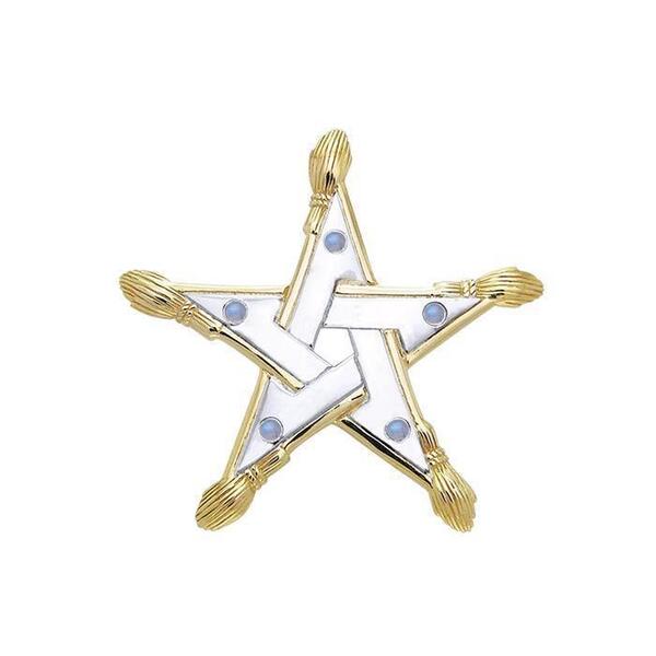 PeterStone: Broomstick Pendant ほうきの柄 五芒星