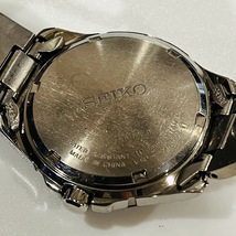 ★SEIKO★　セイコー　チタン　ソーラー　デイト　V145-0AX0　白文字盤　稼働品_画像8