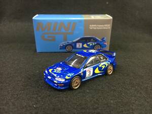 ■値下げ■新品未開封■ミニGT 1/64 スバル インプレッサ WRC97 ラリー・サンレモ 1997 優勝車 #3 左ハンドル
