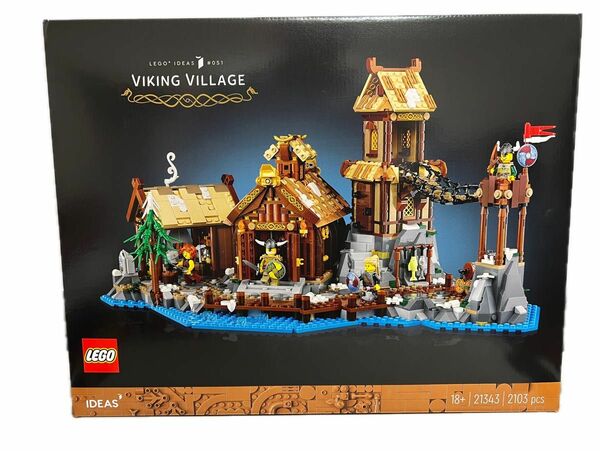 【未開封新品】レゴ (LEGO) アイデア バイキングの村 21343 おもちゃ ブロック ファンタジー 冒険 男の子　大人