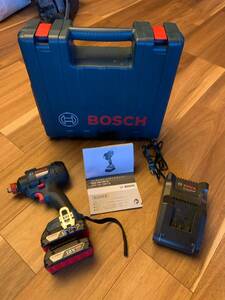 Bosch (ボッシュ) 18V コードレス インパクト ドライバー 2.0Ahバッテリー2個・充電器・キャリングケース付 GDX18V-180