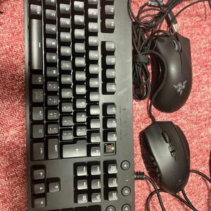 ゲーミングマウス ゲーミングキーボード　引退品Razer Logicool 