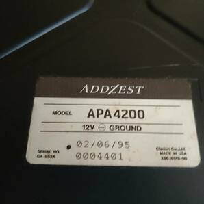 ADDZEST アゼスト 名機 APA4200 マッキン 技術提携機 パワーガード搭載 定格50Wx4 動作確認済み コンデンサー多数交換の画像8