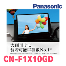 フィット(GD系 H13/6～H19/10)専用セット　パナソニック / CN-F1X10GD　10インチ・フローティングナビ(配線/パネル込)_画像4