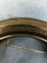 ブリヂストン バトラックス　ハイパースポーツS22 BRIDGESTONE BATTLAX HYPERSPORT S22 前後セット　F 120/70ZR17 R160/60ZR17 製造年2023_画像10