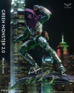 PWTOYS 1/12 Green Monster 2.0 ダメージ.Ver 未開封新品 PW2025 検) グリーン ゴブリン Green Goblin スパイダーマン ホットトイズ