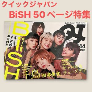 クイックジャパン BiSH 50ページ特集 美品 レア 音楽雑誌 インタビュー グラビア Quick Japan vol.144