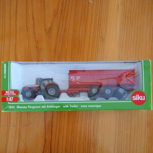 ジク (SIKU) マッセイファーガソン トラクター トレーラー付 1/87 SK1844