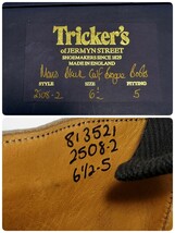 【美品】英国高級13万 トリッカーズ Trickers 革靴 箱付 モールトン UK 6.5 ドレスシューズ BEAMF ウィングチップ テーラードジャケットに_画像5